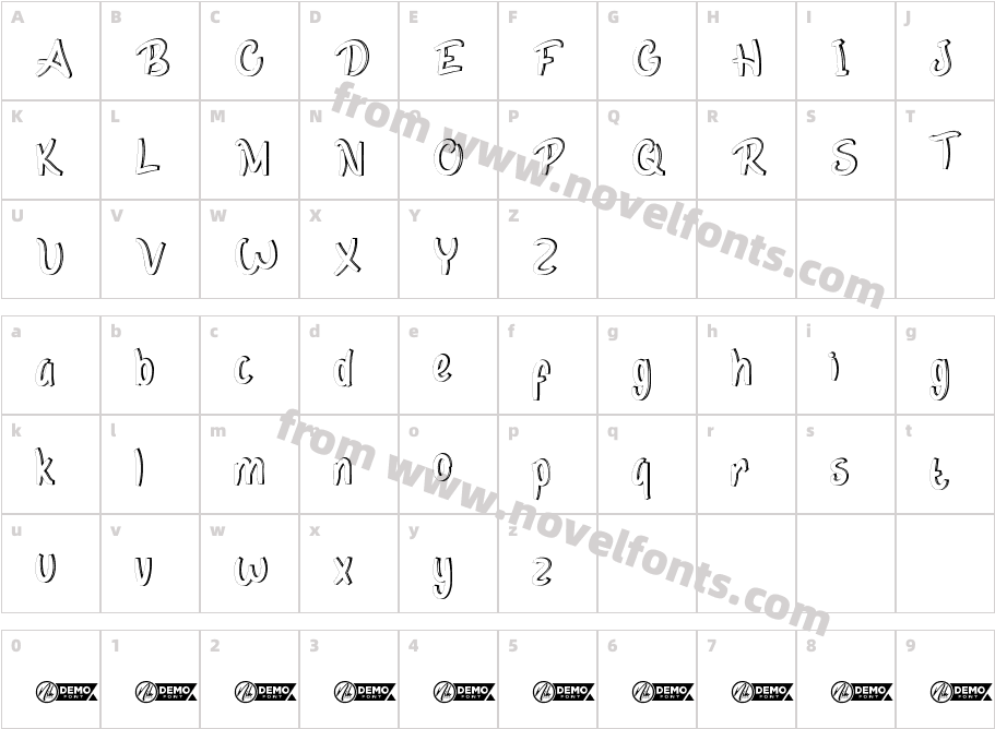 CoconutMovieDemoRegularCharacter Map