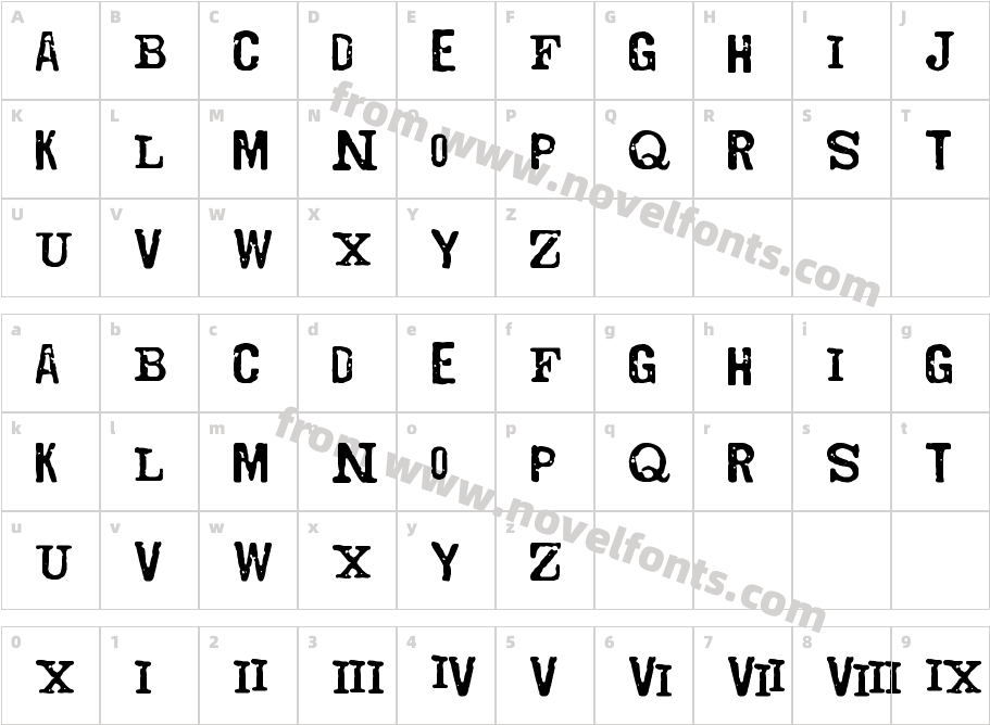 CodociosaCharacter Map