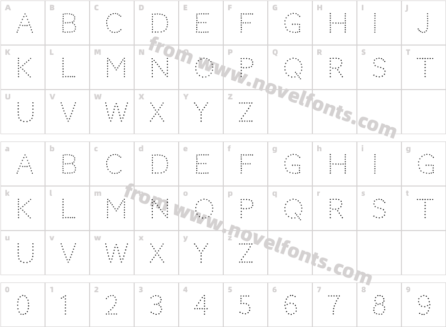 CodystarCharacter Map