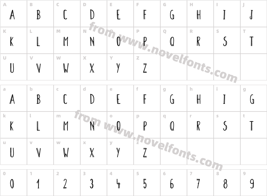 Colendra AlternateCharacter Map