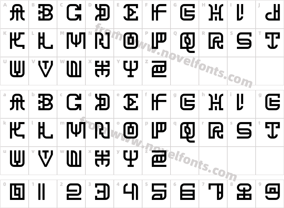 Chana Remedy RegularCharacter Map