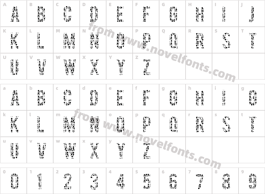 ColorBlindCharacter Map