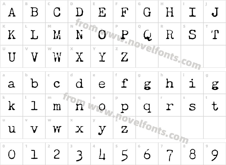 Chandler42Character Map