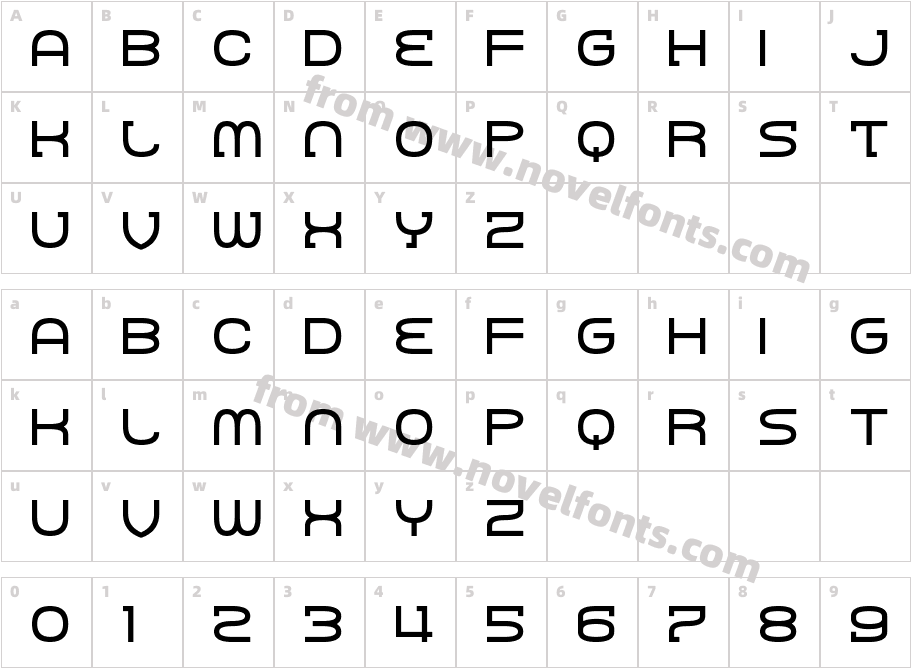 ComahawkCharacter Map