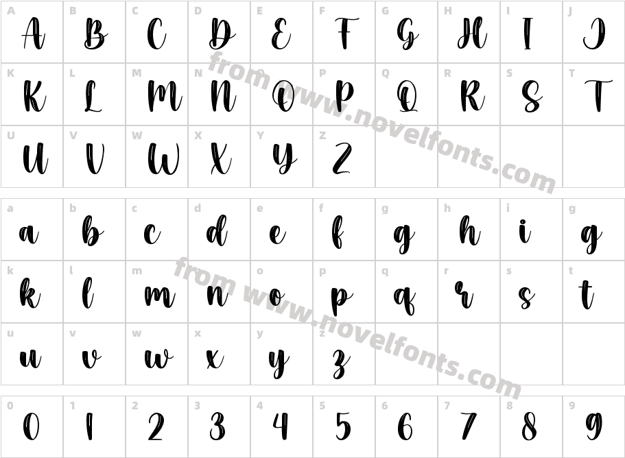 Comfort Zone InlineCharacter Map