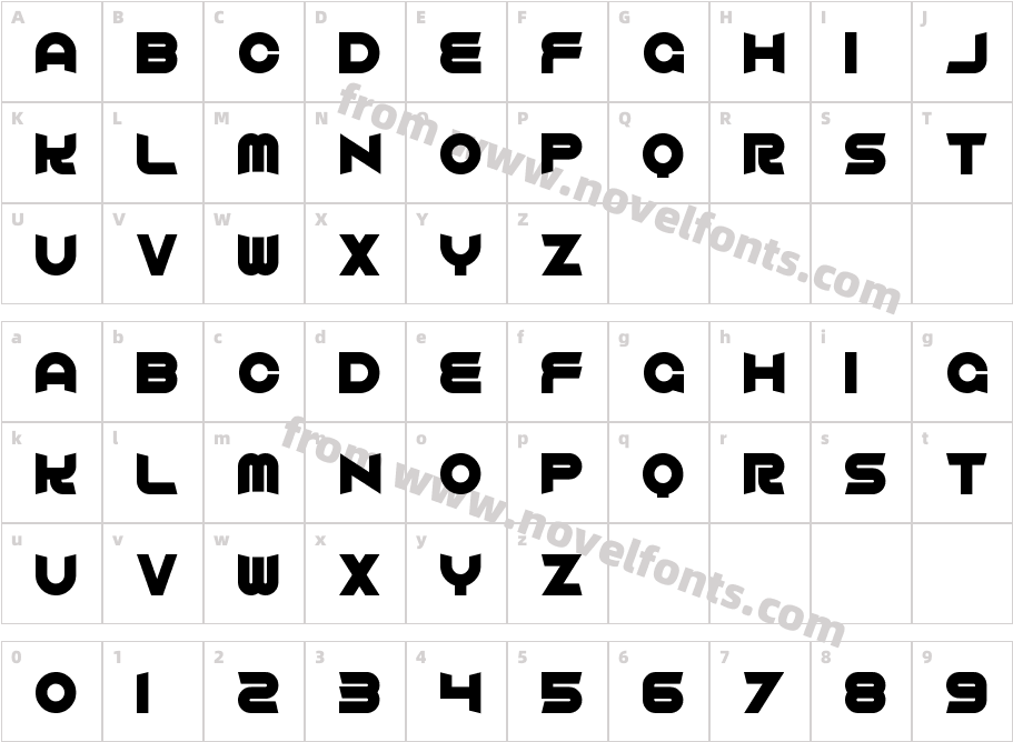 Comfortably FuckedCharacter Map