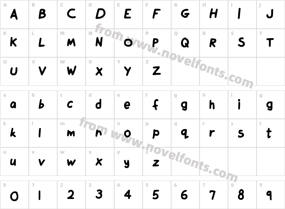 ComiCoCharacter Map