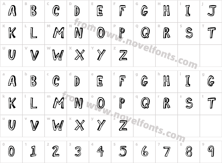 Comic ZineCharacter Map