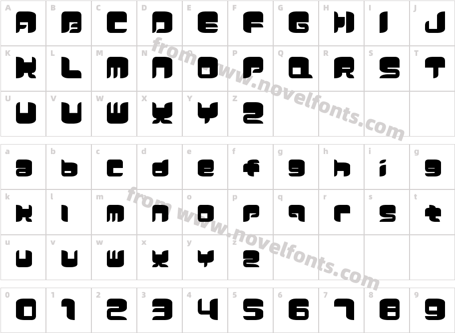 ComickerCharacter Map