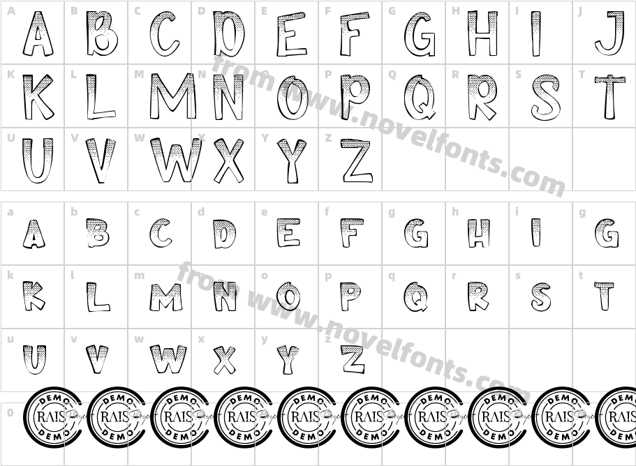 Comik Demo TextureCharacter Map