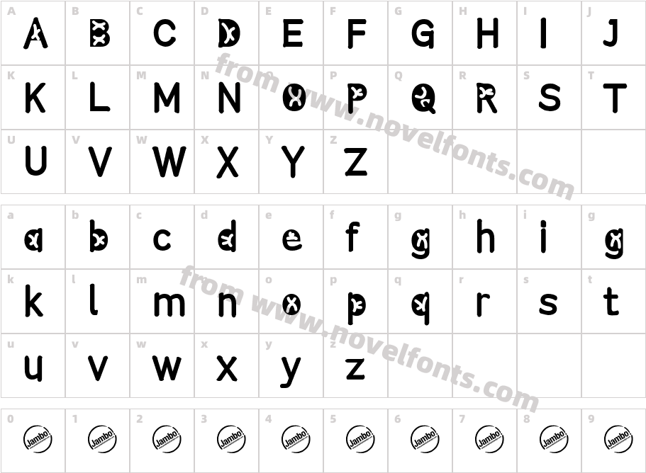 ComistainCharacter Map