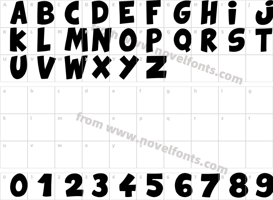 Comix LoudCharacter Map