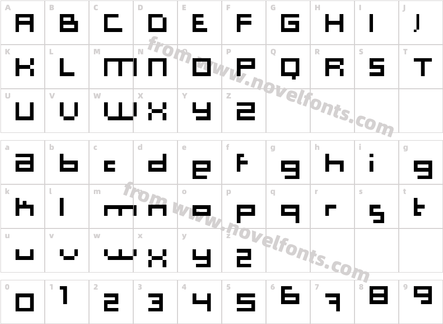 Computer Aid LightCharacter Map