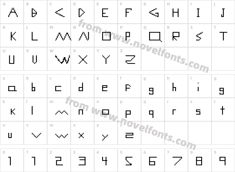 Computer Malfunction ErrorCharacter Map