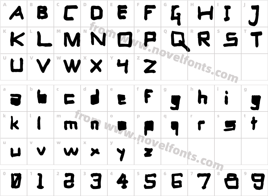 Computer's HeartCharacter Map