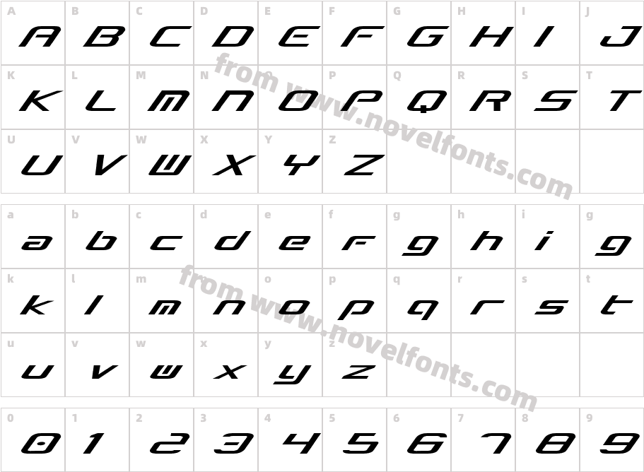 Concielian BreakCharacter Map