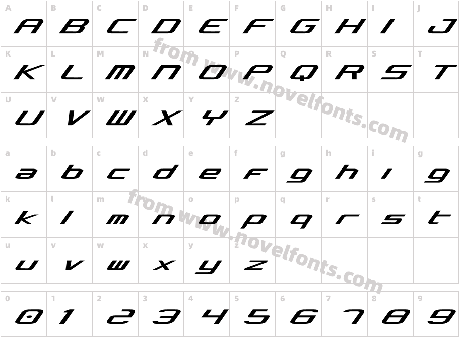 ConcielianCharacter Map