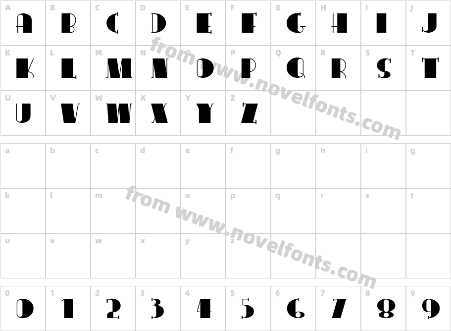 CongaLineCharacter Map