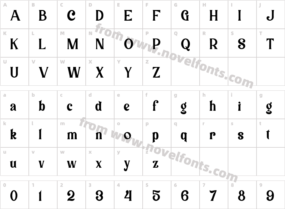 ConnecticutCharacter Map