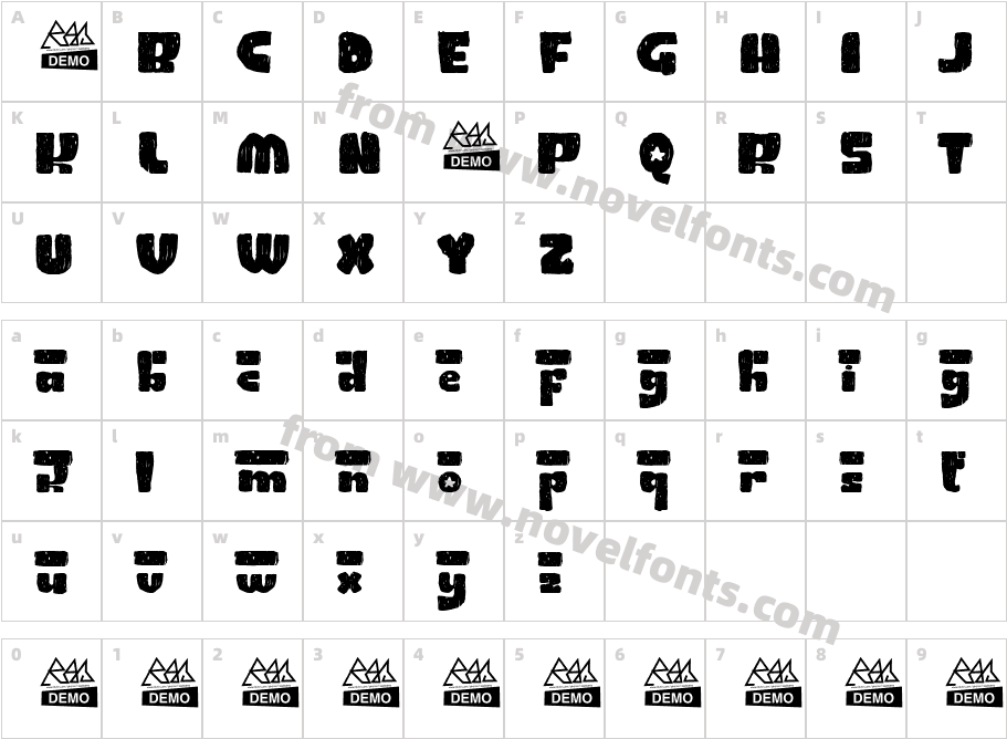 ConnyRocketCharacter Map