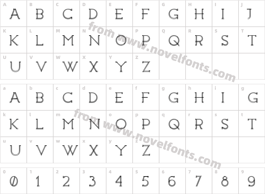 ConstrocktionCharacter Map