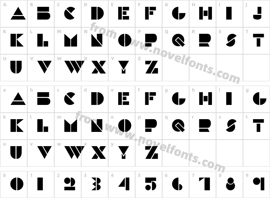 Constructivist LineCharacter Map