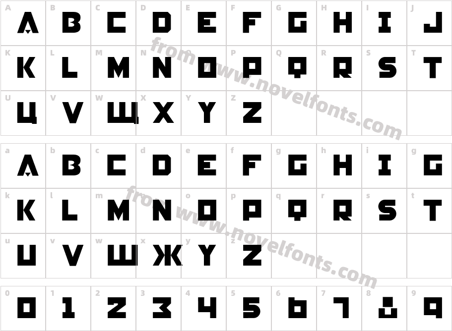 Constructivist-SquareCharacter Map