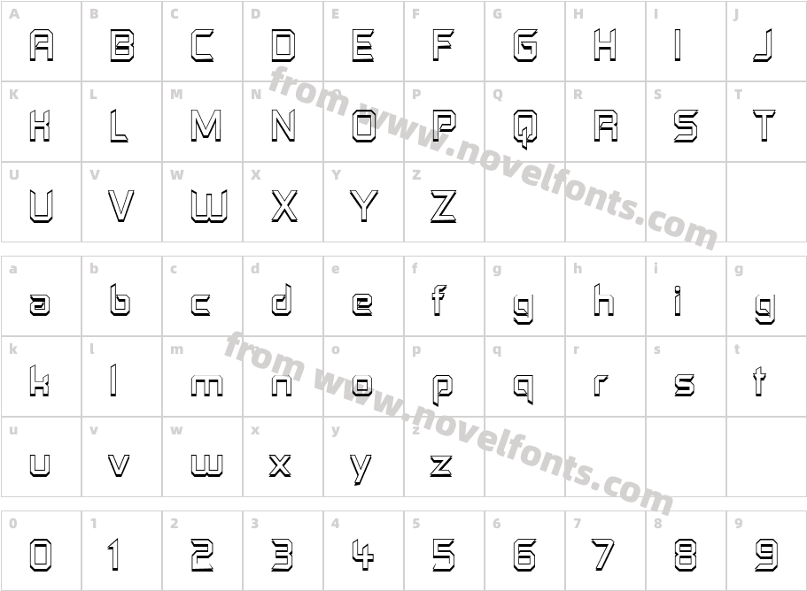 Control Freak OffsetCharacter Map