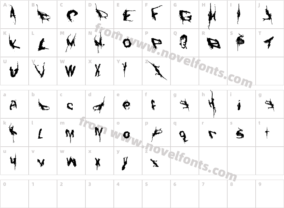 ConvalescenceCharacter Map