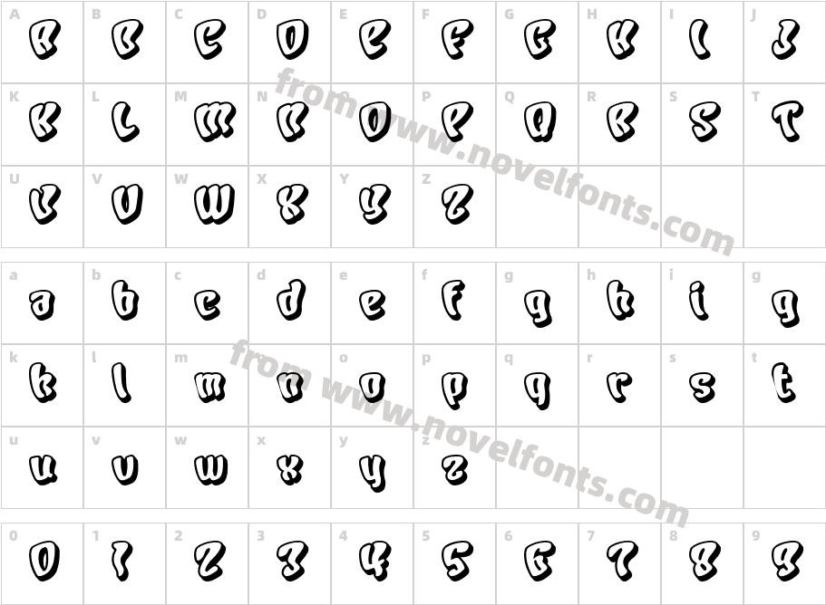 Character ShadowCharacter Map