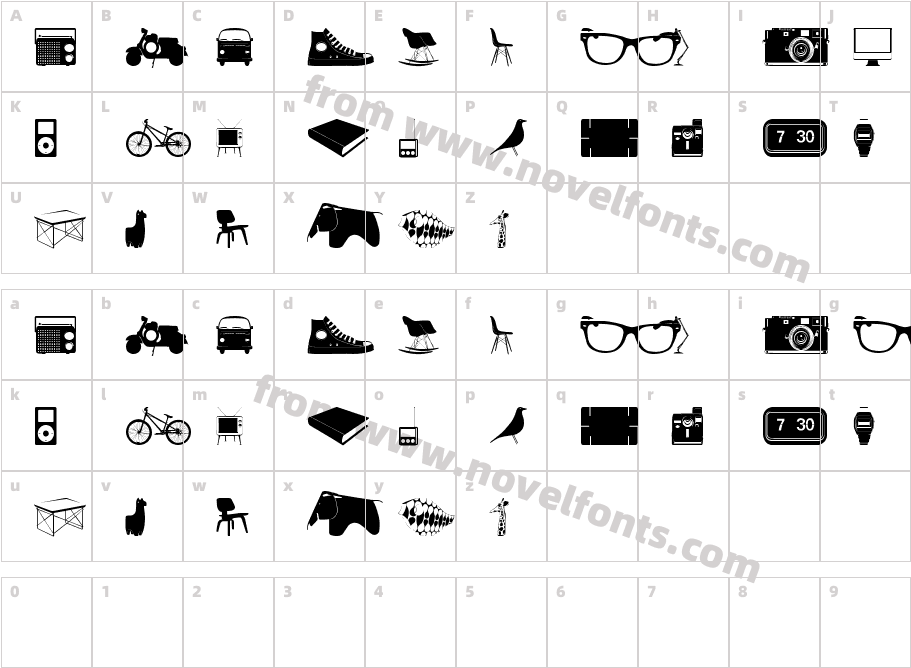 Cool StuffCharacter Map