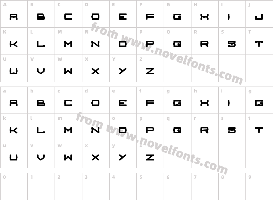 Charge StandardCharacter Map