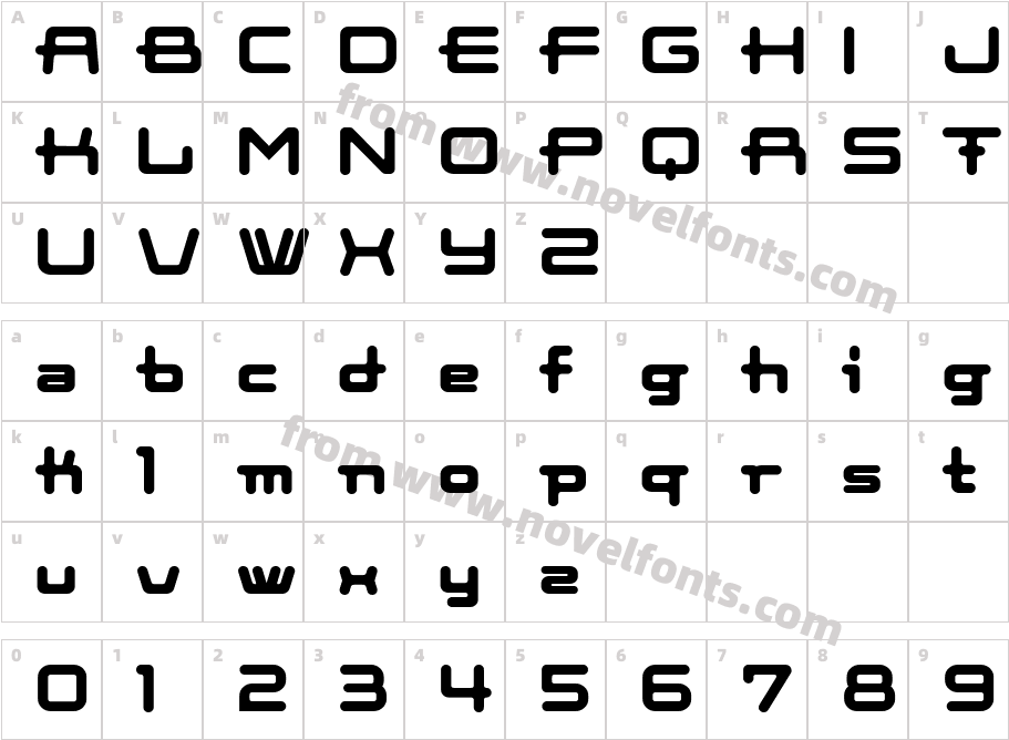 Cootnew BoldCharacter Map