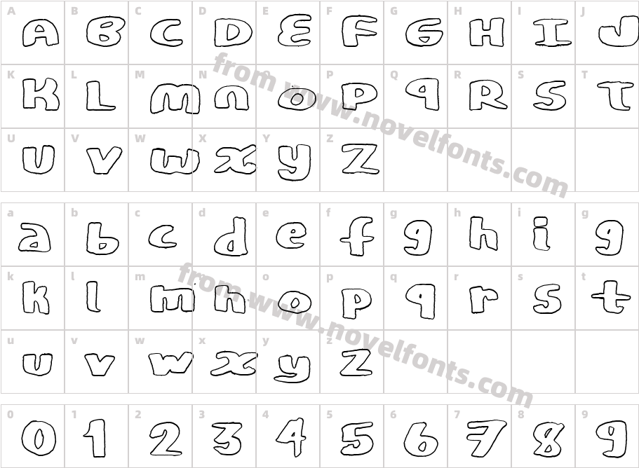 CopyStand hollowCharacter Map