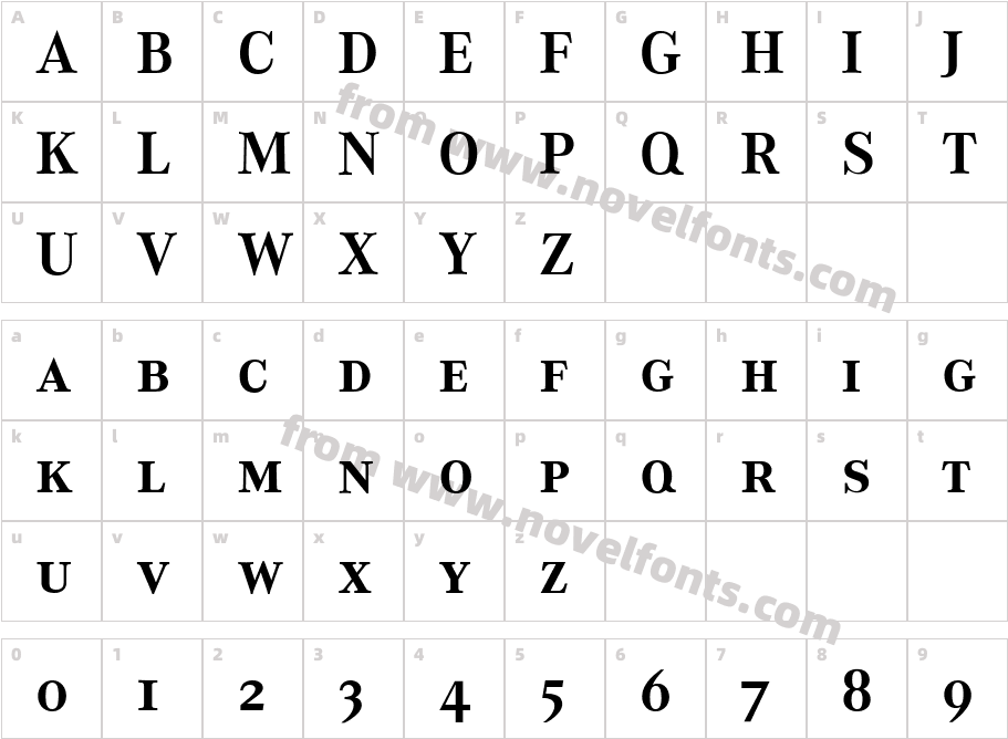 Corporate A Expert BoldCharacter Map