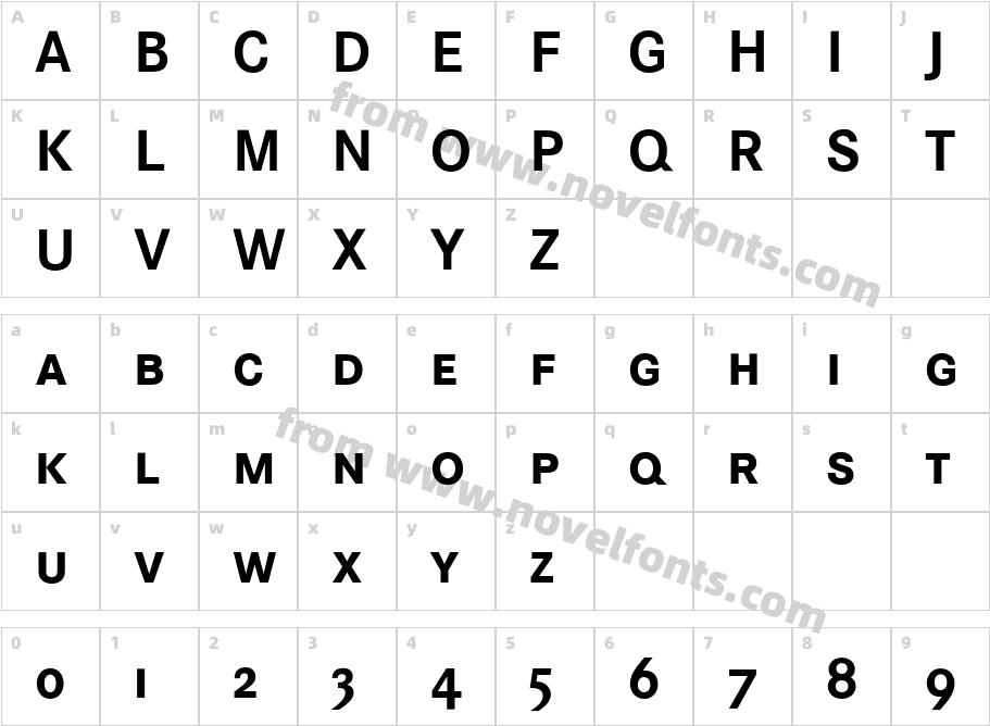 Corporate S Expert BoldCharacter Map