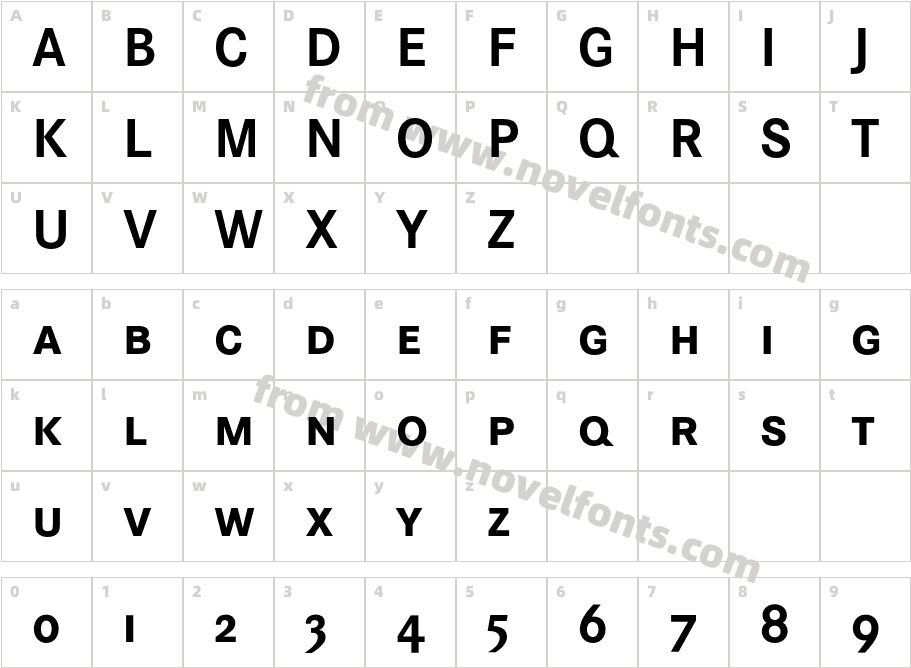 CorporateSExpertBQ-BoldCharacter Map