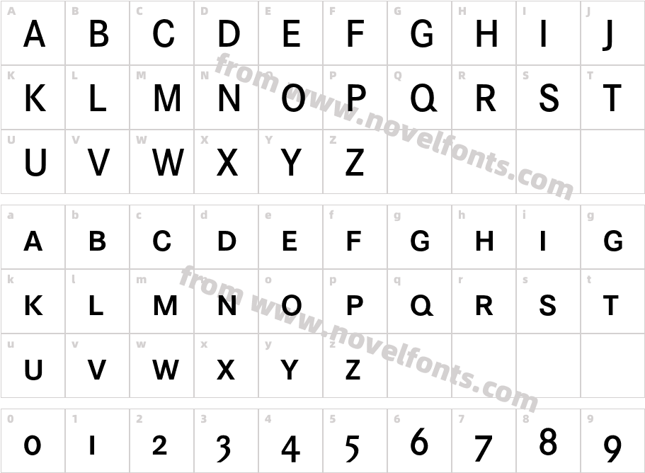 CorporateSExpertBQ-MediumCharacter Map