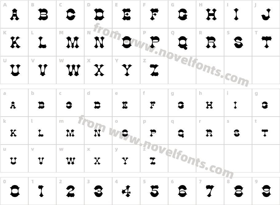 Cowboy NormalCharacter Map