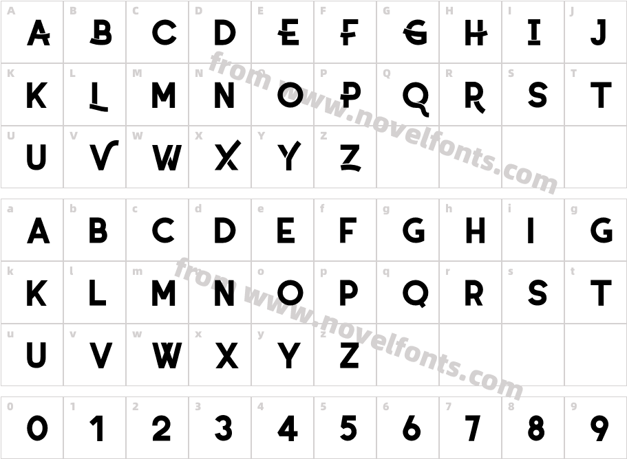 Coyote SemiBold DEMOCharacter Map