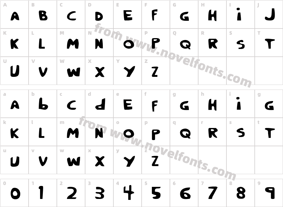 Crappity-Crap-CrapCharacter Map