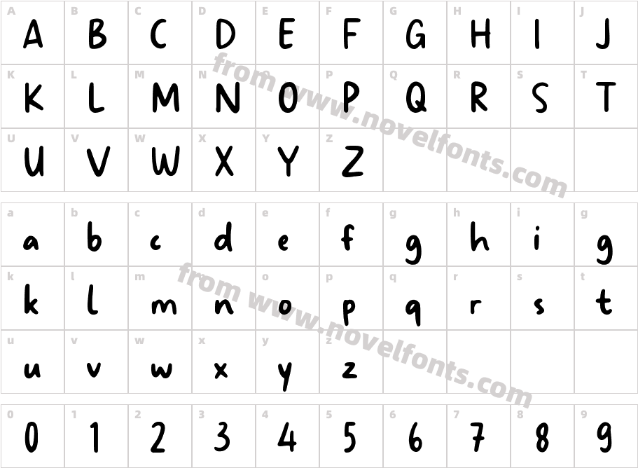 Creamy GardenCharacter Map