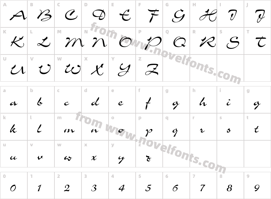 Charme ICGCharacter Map