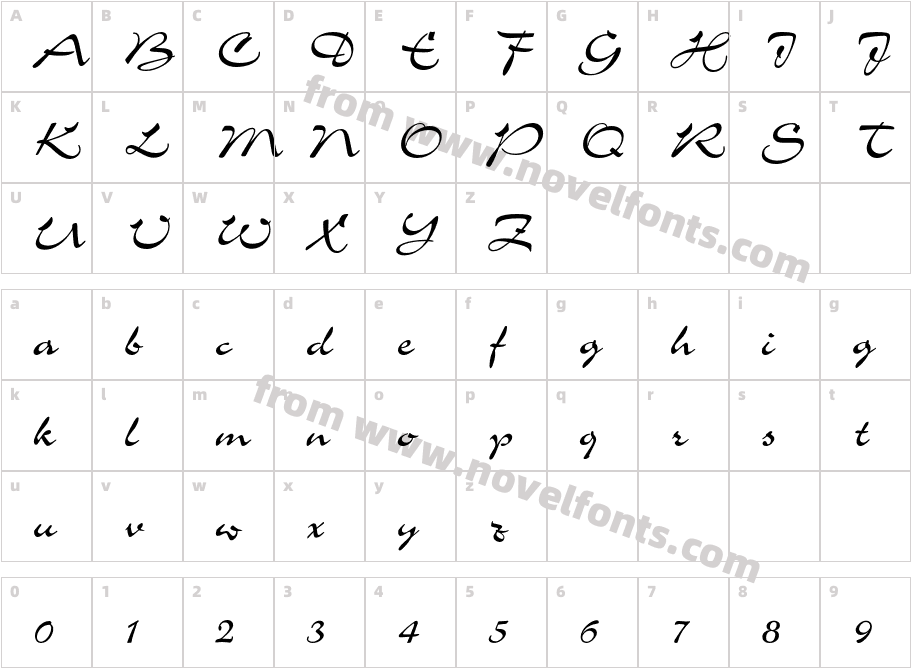 CharmeICGCharacter Map