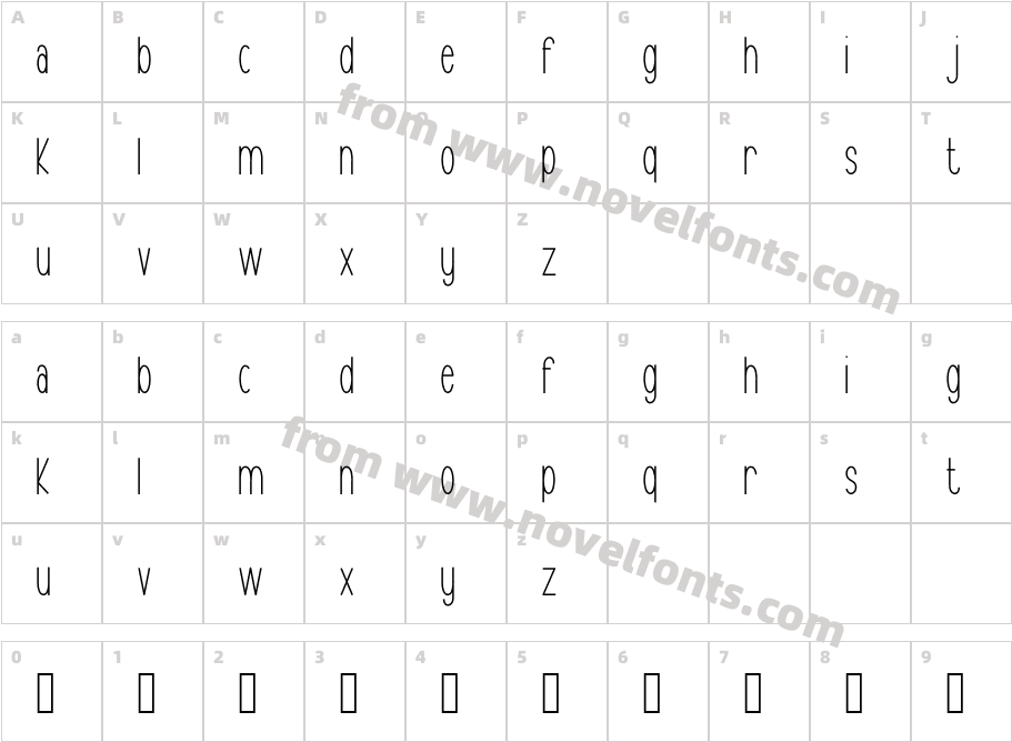 CristalCharacter Map