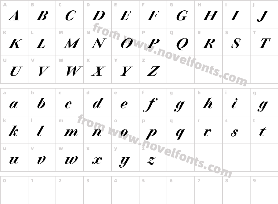 Charpentier Classicistique ReduCharacter Map