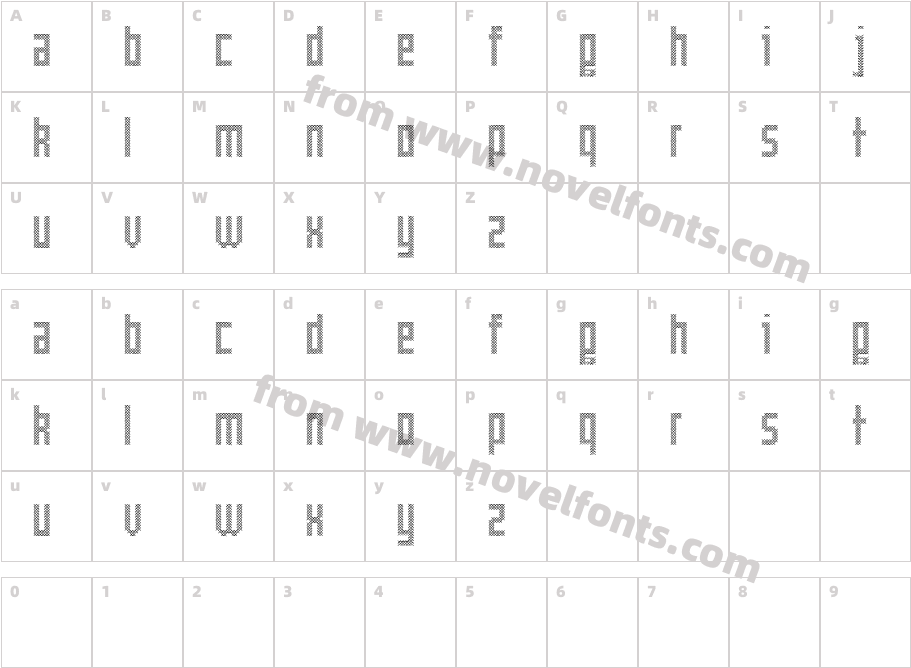 CrossCharacter Map