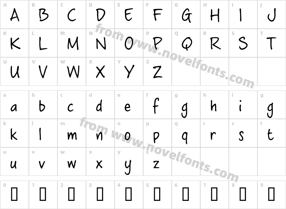 CrosswordBelleCharacter Map