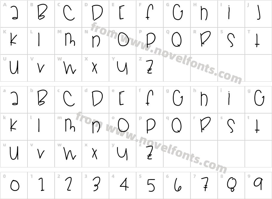 CrownCharacter Map