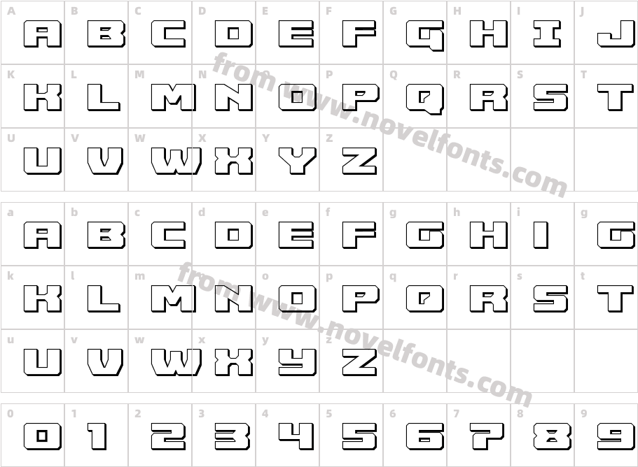 Cruiser Fortress 3DCharacter Map